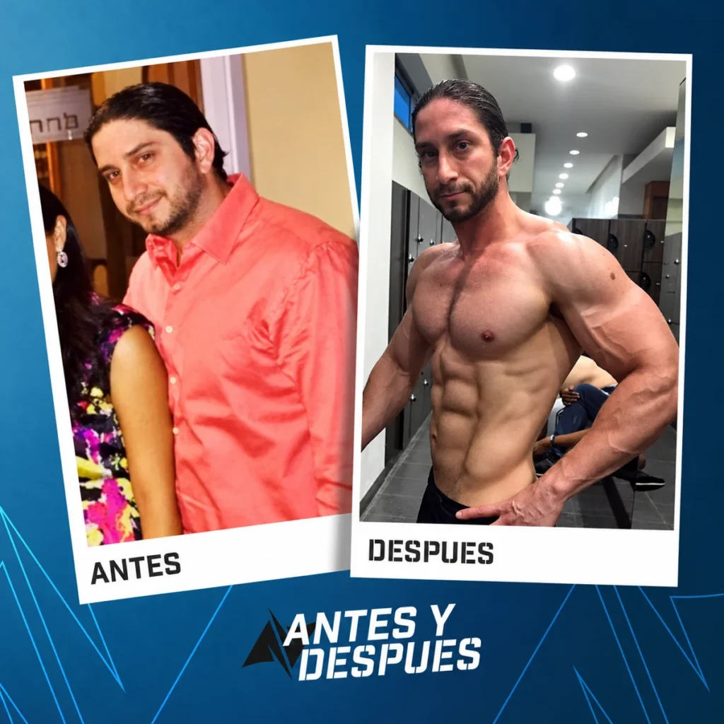 Antes y después de cliente de Ariel Villalona, transformación 2