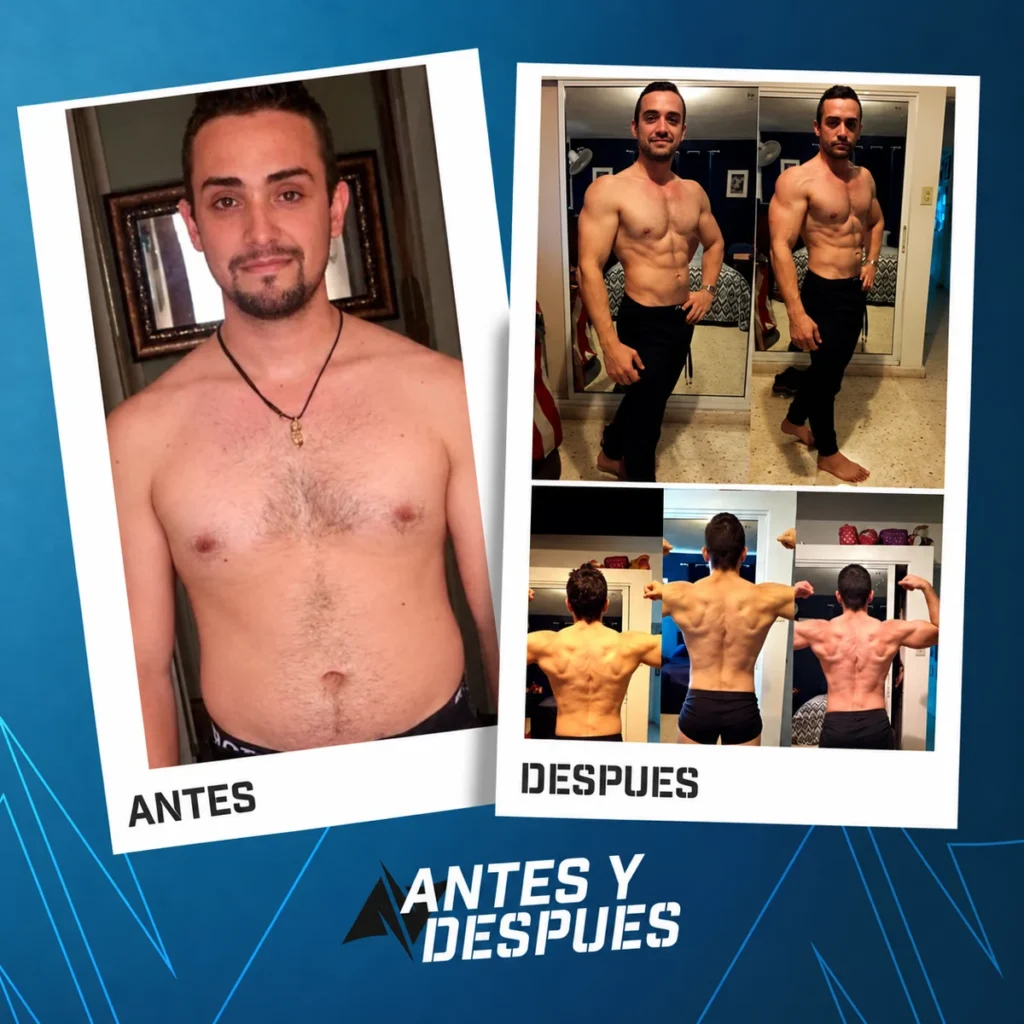 Antes y después de cliente de Ariel Villalona, transformación 3
