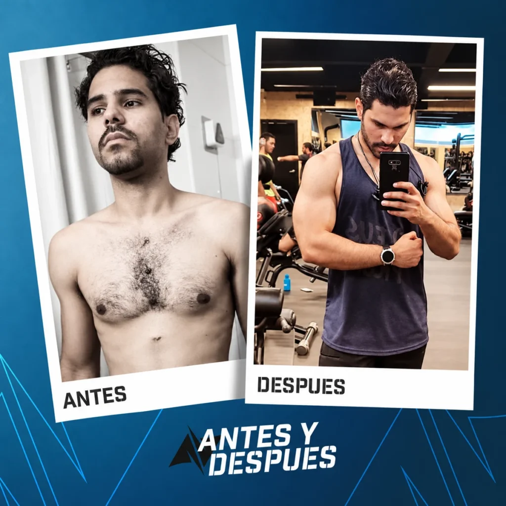 Antes y después de cliente de Ariel Villalona, transformación 5