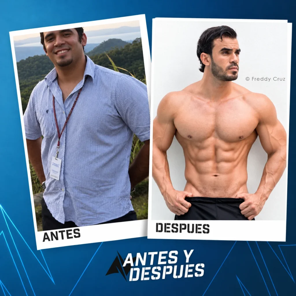 Antes y después de cliente de Ariel Villalona, transformación 6